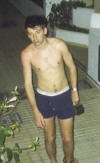 Brian on his stag weekend (Note the 'ball & chain')